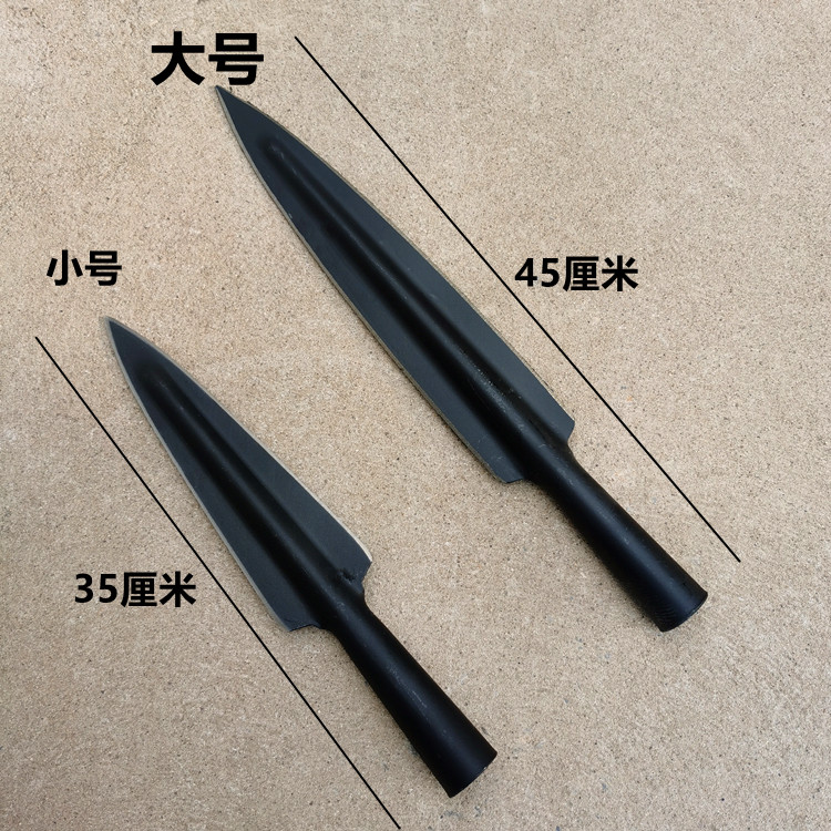 长矛头全钢一体户外祖鲁矛健身矛武术矛霸王枪锻打红缨枪头长矛枪-阿里巴巴