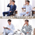 Quần áo ngủ nam cực nam cho nam dài tay cotton mùa xuân và mùa thu mỏng đồ mặc nhà Giống cái