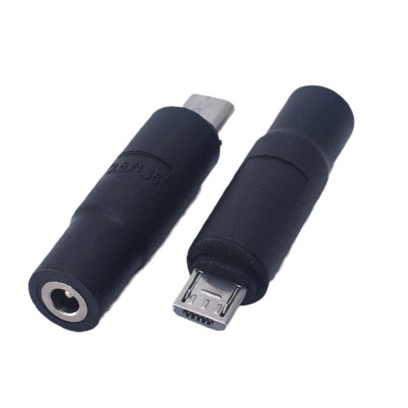 DC5 5*2 1mm mother head to micro headlaptop power transfer head micro USB charger