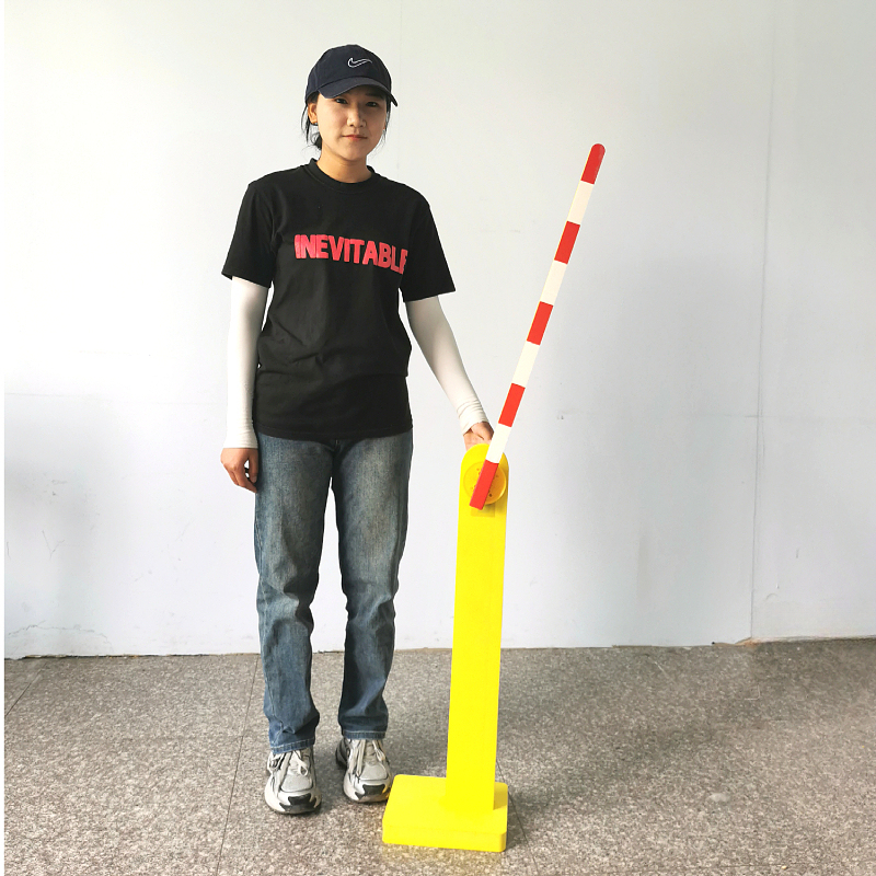 Large Toy Barrier Gate for Parking Lots, Wireless Remote Control Gate Model for Children's Pretend Play