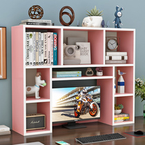 Desktop containing shelf Home environmentally friendly Malacca Childrens bookcase Solid Wood Table Shelves Shelve Dorm Room With Tasteless