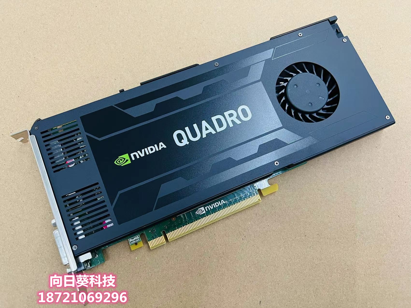 Original Fashion Quadro K4200 4G Professional Graphics Graphics Card Drawing Design Rendering Modelling 4K Film Clip