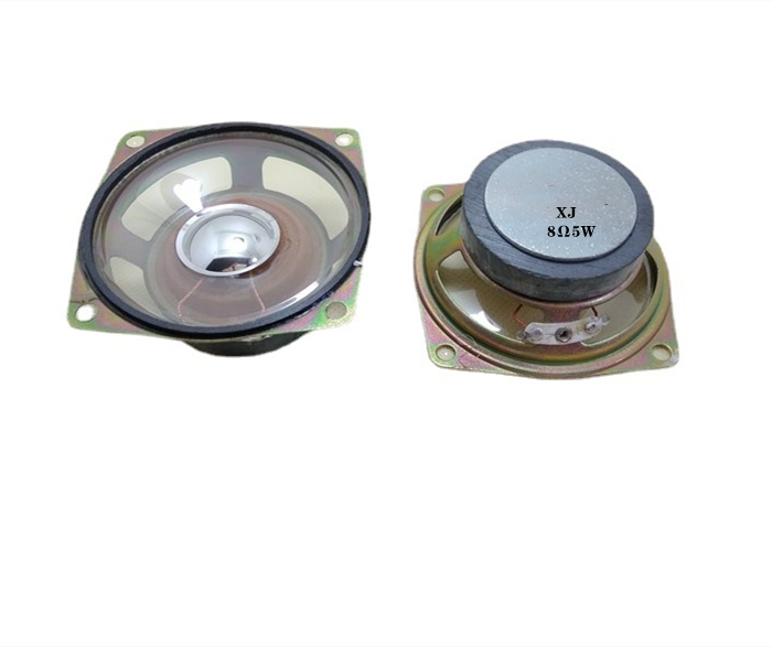 2 5 inch 66mm square outside 45 magnetic 8 Euro 5W transparent waterproof bird repelling equipment speaker pedestrian channel speaker