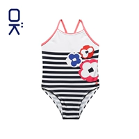 OKAIDI Ou Kaidi quần áo trẻ em Pháp 18E mùa xuân và mùa hè cô gái mới đồ bơi 85475 bộ đồ bơi người nhện