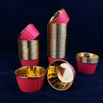 High temperature resistant Ma Fen cake Cup Red Gold series wedding wedding dessert table wedding cupcake cupcake cupcake cup