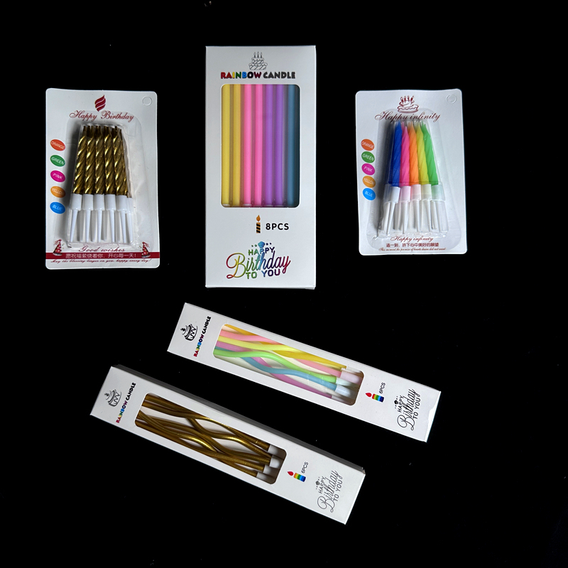 Birthday Candles, Cake Candles, Spiral Candles, Colorful Baking Candles, Curved Golden Candles, Crystal Decorative Candles 