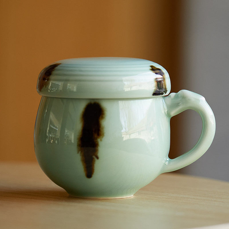 View Remuseum Tuk-tuk Cup Dragon Springs Green Porcelain Tea Cup Horse Not All The Same Ceramic Pure Silver Filter Office Cup Courtesy Kit