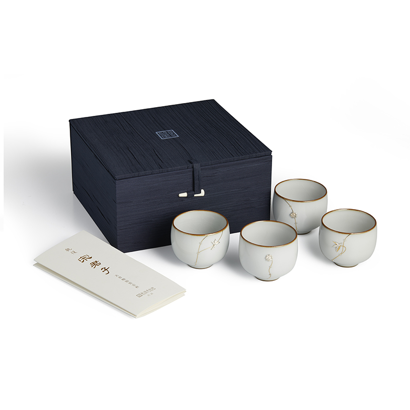 The View restoring museum by patterns tea set suit household ceramic cups open piece of jingdezhen kung fu master CPU
