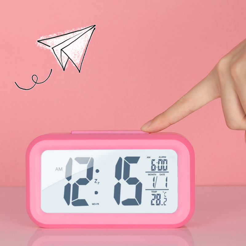 Yizhou watch Smart clock Student alarm clock Children's bedroom silent luminous bed clock Simple multi-function electronic clock