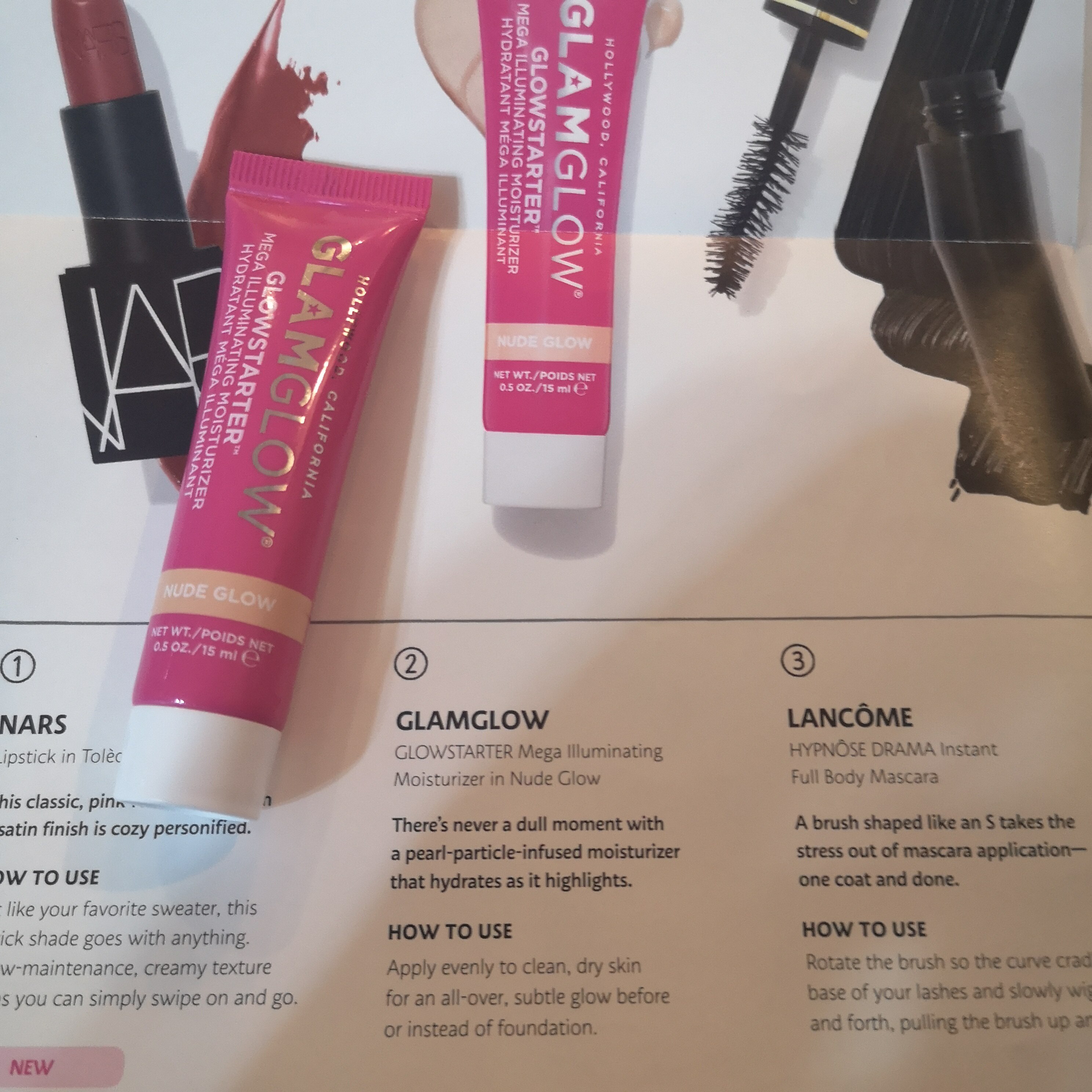 Spot Glamglow Glamour Luster Moisturizing Tinted Cream Brightening Plain Cream 15ml Sample Trial Package