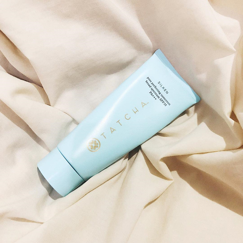 At ~ 4 weeks TATCHA silk soft and meticulous pores sunscreen SPF35 PA clear and matt 60ml