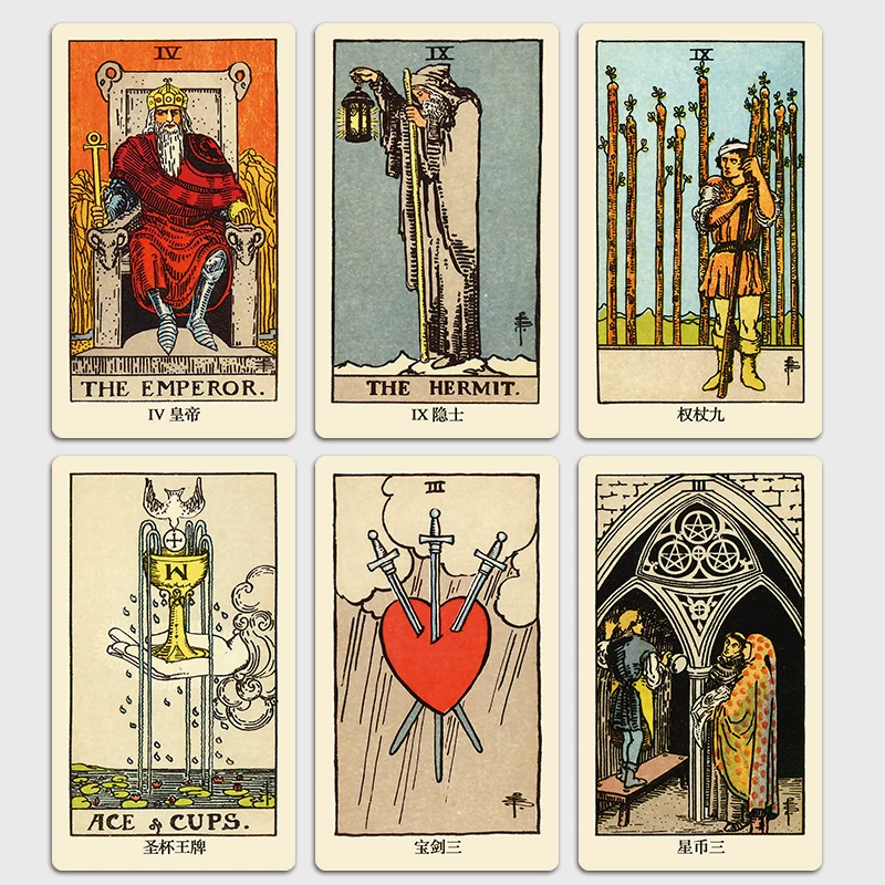 Таро подлинное Wetweet Taluo Rot Tarot Tarot Tarot Смит