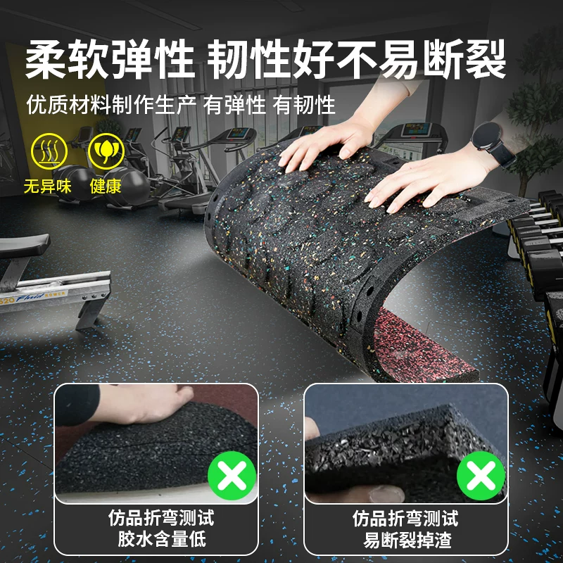 Фитнес-коврик для пола с барbell-падом/барбелл? Wait clear: original: "Fitness house padding barbell mat, school functional plastic ground rubber pad sound barrier shock reduction rubber sports floor"