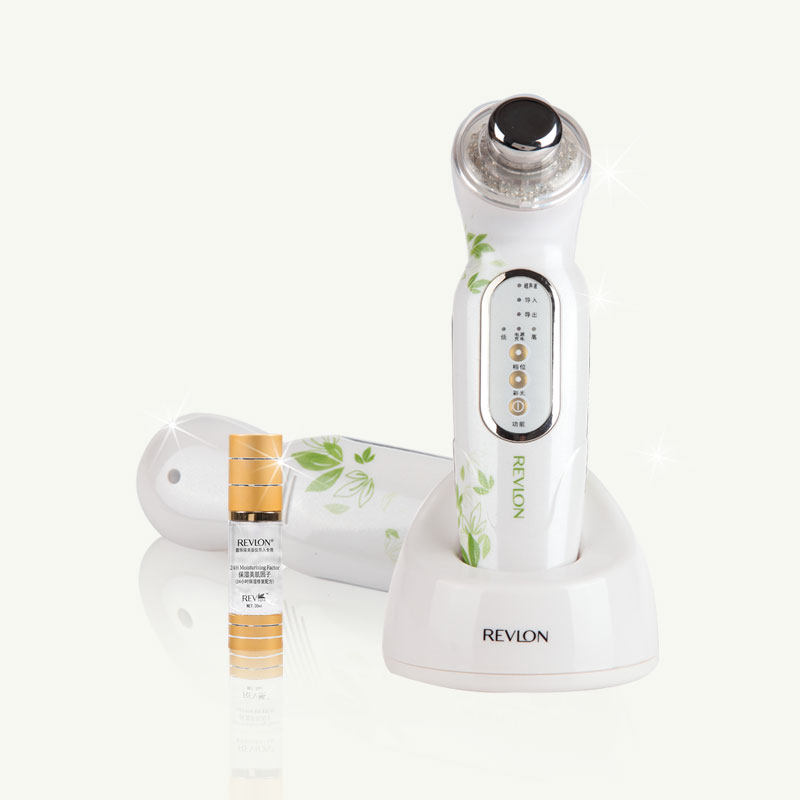 Dew Huanthick Charged Water Flowers 3D Color Light Ultrasonic Ion Beauty Instrument Home Wash Face Import Instrument