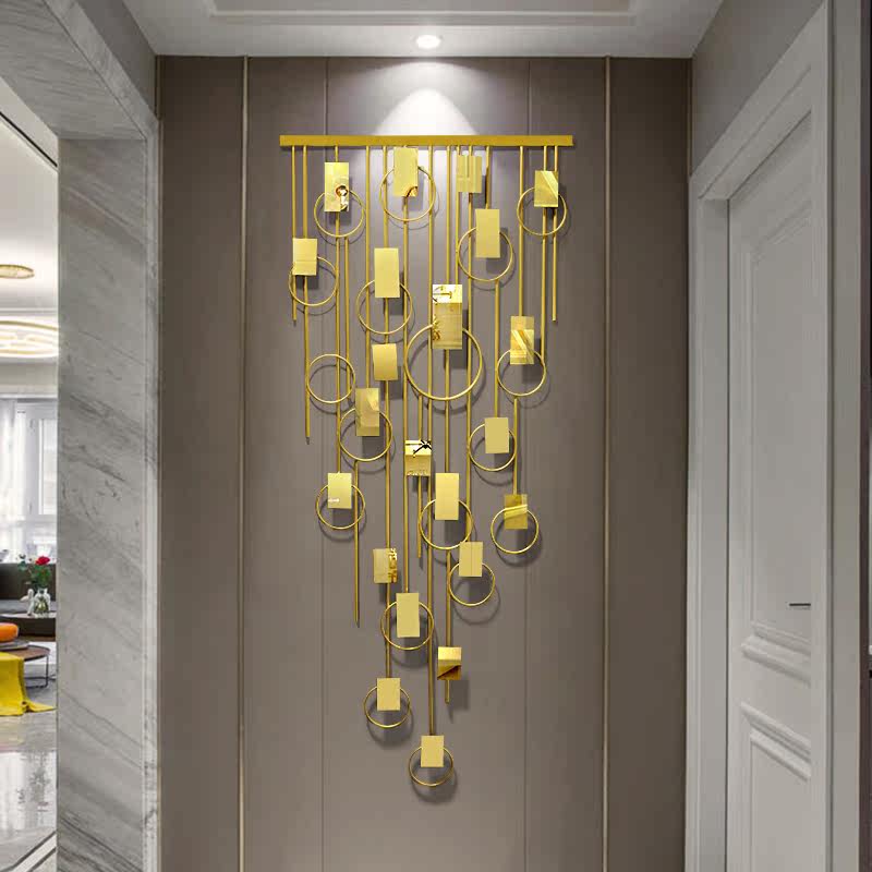 Modern minimalist light and luxurious with wall decoration Wall Decoration Hanging Decoration Dining Hall Wall Decoration Solid Background Wall Decoration