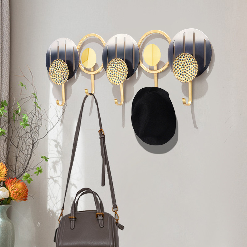 Entryway hook creative key hanger Nordic ins style bedroom wall decoration shelf doorway entry pendant