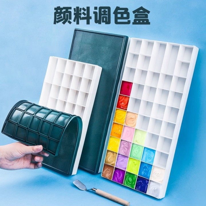 Air color soft cover rubber paint case 10 g 12 g 24 g 36 g 48 g water powder paint case airtight good leak proof