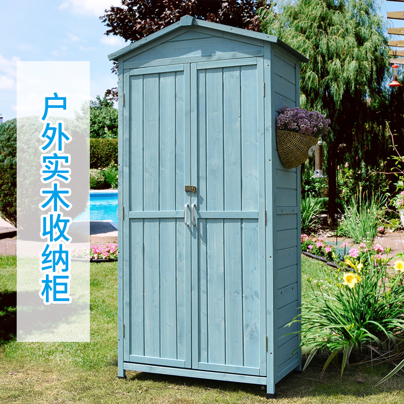 Outdoor Cabinet Storage Containing Finishing Debris Farm Tools Cabinet Balcony Courtyard Villa anti-rain-proof outdoor