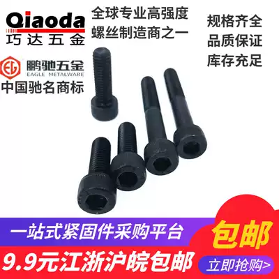 12 Class 9 DIN912 hexagon socket head cylinder head screw hexagon socket Bolt M6M8-m20