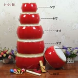 Бесплатная доставка 5/6/7/8/9/10 дюйм коровьего барабана барабанную барабан