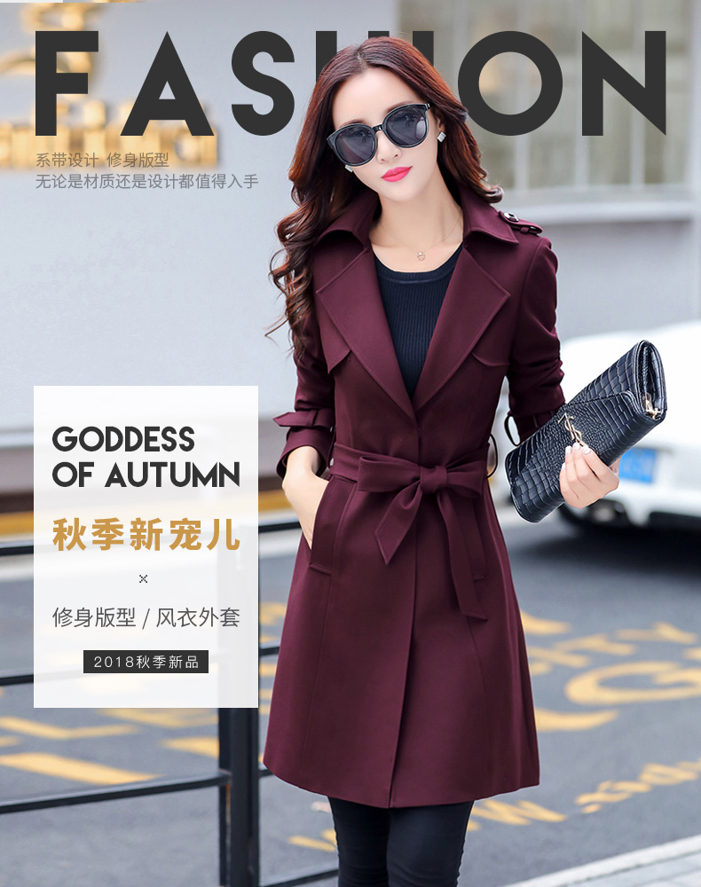 Trench pour femme en Polyester en Polyester - Ref 3226440 Image 9