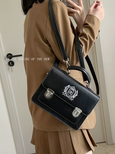 Японская студенческая юбка в складку, сумка через плечо, сумка на одно плечо, вместительный и большой рюкзак