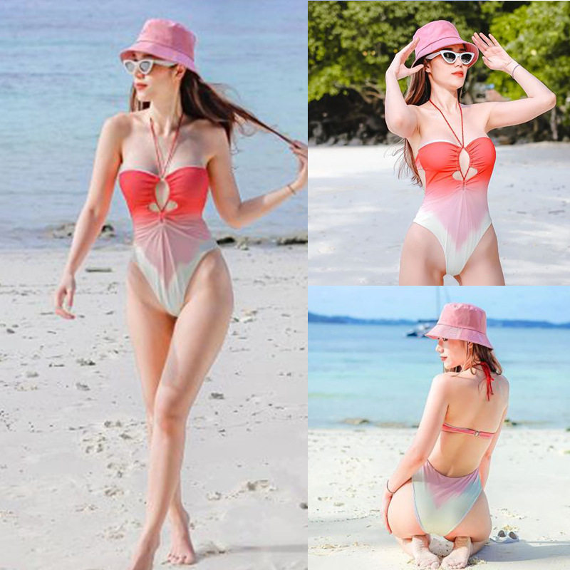 Bodysuit, sexy swimwear, 2021 collection, gradient