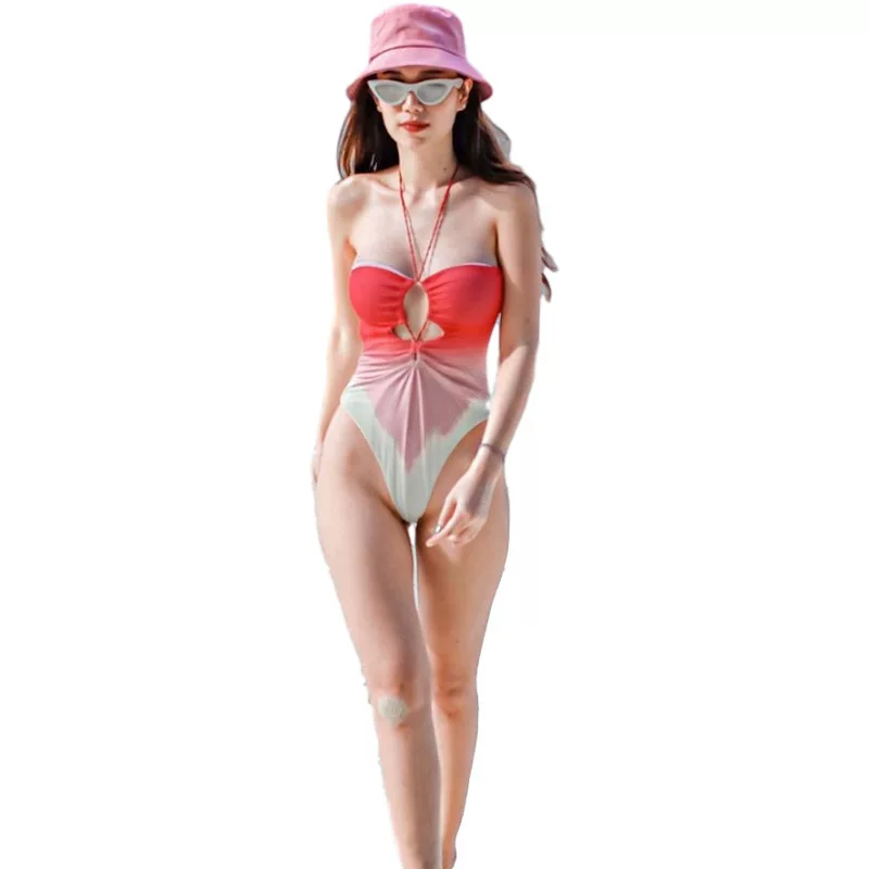 Bodysuit, sexy swimwear, 2021 collection, gradient