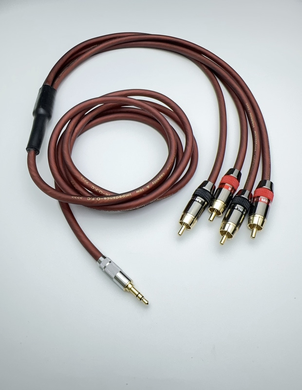 One-To-Four Audio Cable 3.5mm to 4 Rca for Computer, Mobile Phone, Aux Connection to Amplifier, Subwoofer, Connect 2 Amplifiers One-To-Four Audio Cable 3.5mm to 4 Rca for Computer, Mobile Phone, Aux Connection to Amplifier, Subwoofer, Connect 2 Amplifiers