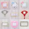 Switch protective cover Fresh fabric switch cover wall sticker Lace socket decorative dust cover socket sticker five