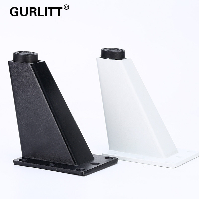 Square aluminium alloy stainless steel cabinet foot sofa foot tea table footed cabinet legs?With a car foot in the car