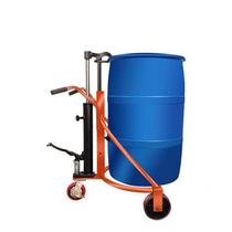 Jujie 1003 (Iron barrel with single nylon wheel and brake) mouthpiece manual hydraulic oil barrel truck drum iron