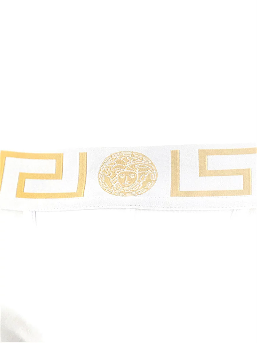 Versace, нижнее белье, мужские белые элитные брюки, штаны, подарок на день рождения, 2 шт