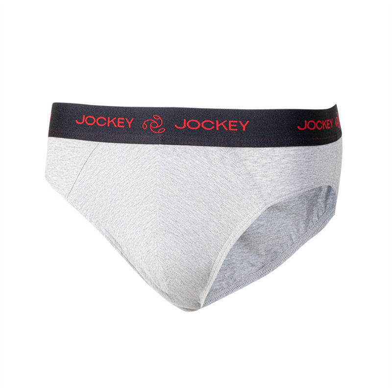 Мужской треугольник белье jockey男士内裤纯棉三角纯色弹力2盒中腰正品紧身防磨潮浅色裤头