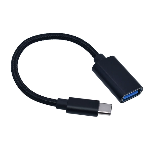 Адаптер Android-адаптер Type-C в интерфейс Нейлоновый плетеные чтение мобильный телефон USB-диск OTG Conversion USB-адаптер