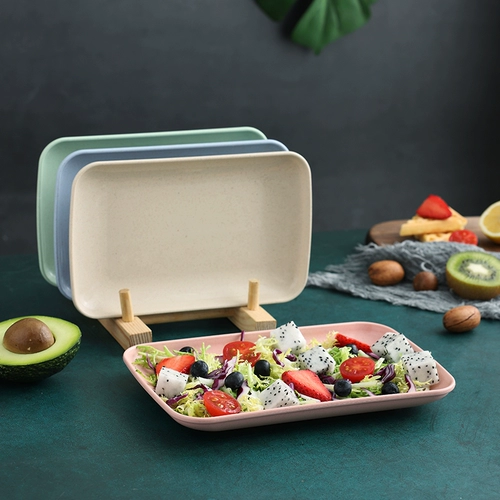 Домохозяйственная антиопадальная фруктовая тарелка для кишечника для жарки может быть микроволновой нагревкой овощной пластин