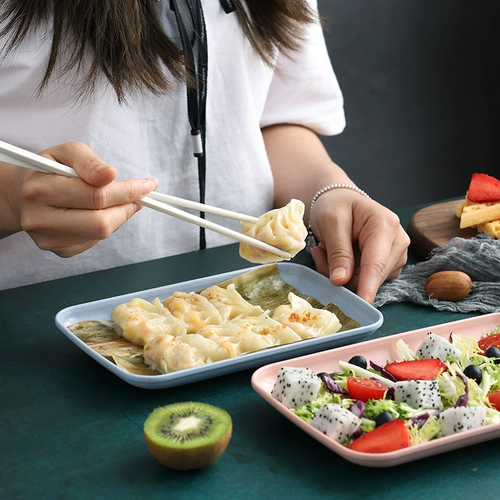 Домохозяйственная антиопадальная фруктовая тарелка для кишечника для жарки может быть микроволновой нагревкой овощной пластин