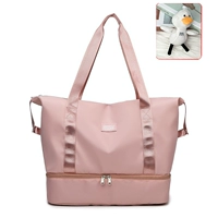 Порошок персикового цвета (светло-розовый) [разделение сухого и влажного воздуха + отдельное отделение для обуви] + утка для смыва