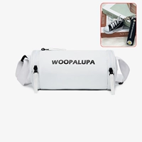 Белые тканевые туфли, подвеска