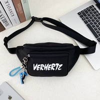 Черная водонепроницаемая ткань, синие туфли, подвеска