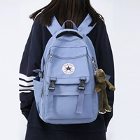 8158 синий [уменьшающие нагрузку и расширенные лямки + удобные мягкие ручки + прочные и долговечные] + бесплатная подвеска-лягушка