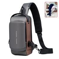 Серый с коричневой+большой акулой