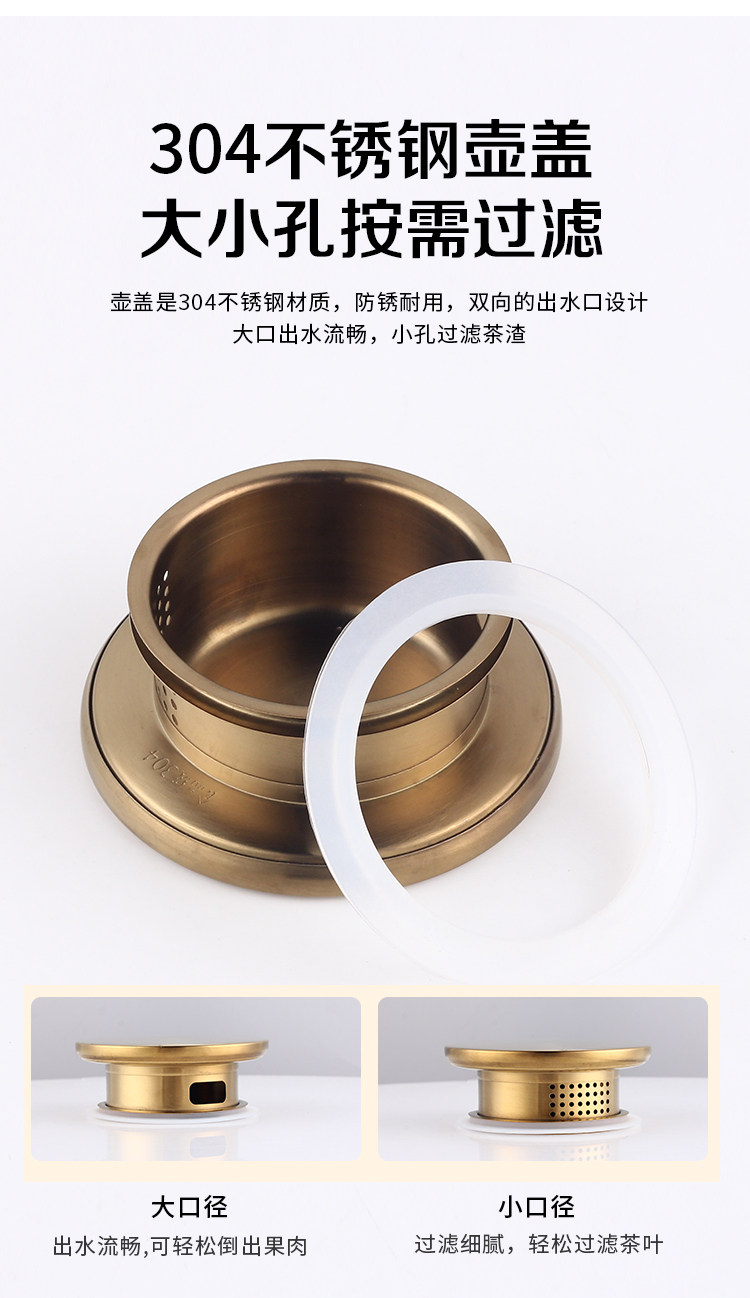 Графин со стаканами 北欧轻奢陶瓷冷水壶耐高温客厅高颜值水杯凉水壶茶杯水壶家用套装