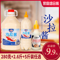 Salad dressing 5kg special sushi squeeze bottle sandwich fruit vegetable commercial Pizza Burger dressing salad dressing