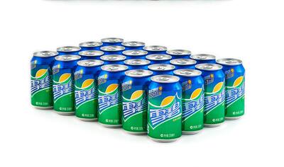 The price of a 330ml*24 case of canned Sprite cola is so refreshing
