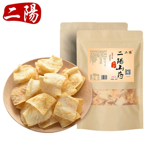 二阳 Список хрустящих списков Yam Crisp Pot 180g Pack 9.9 Пакет упаковки из тонких кусочков вкусных повседневных закусок