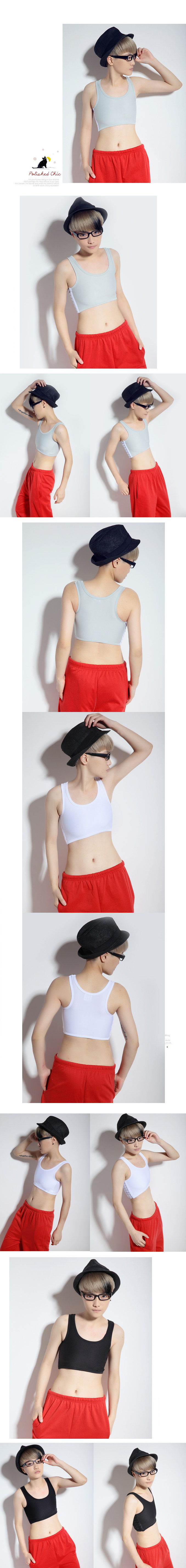 Body LS-002 en coton - Ref 658754 Image 8