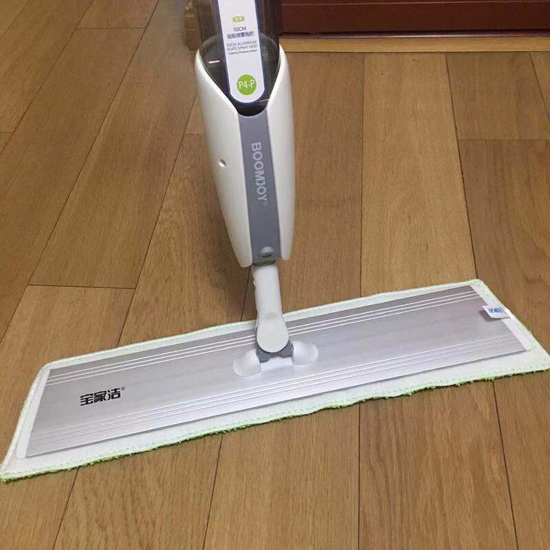 Baojiajie Eternal 50cm Spray Mop Flat Mop Rotating Floor Mop Carbon Fiber Mop Replacement Cloth Mop