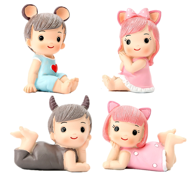 Philharmonie Prince Allen Prince Dolls Swing Piece Powder Blue Small Tent Sit-in Plug-in Baking Cake Decoration