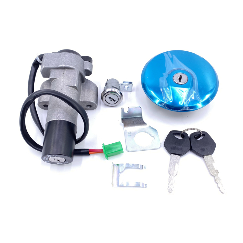 Suitable for Suzuki Junchi QS125-5A 5B 5E 5F 5G GT125 set lock full car lock fuel tank cover electronic door lock